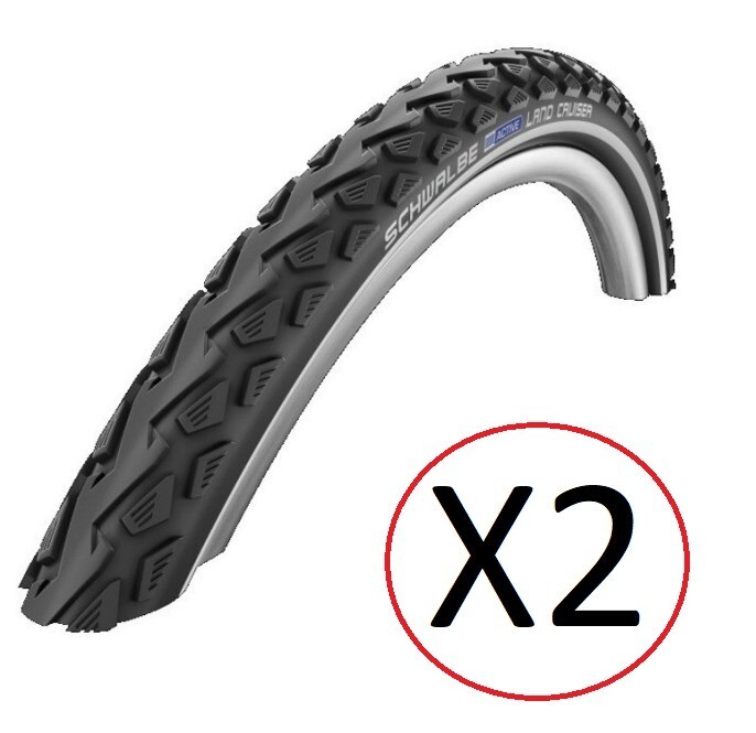 Pneu vélo 28 pouces Schwalbe Land Cruiser Plus HS 450 pour VTC et ville