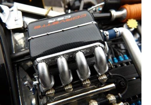 Corvette Chevrolet55Chevy57GRAN ESCALA 1 12 coche de carreras 1963 Hot Rod24 personalizado 18GMP1971 Foto 4 de 4