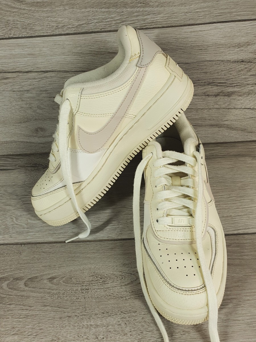 Nike Air Force Low Shadow Coconut Milk Desert CU8591-102 Size