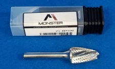 Monster Tool 310-002122 Carbide Burr, Tree, 5/8" In, 1/4" Shank