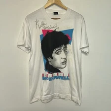 Vintage 1990 Ronnie McDowell Concert T-Shirt, Signed, Size Large