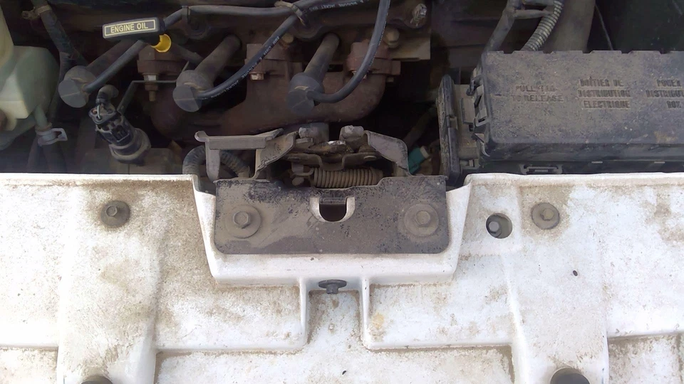 Conjunto de pestillo de capó Ford Taurus 1996 1997 1998 1999 con soporte OEM Foto 4 de 4