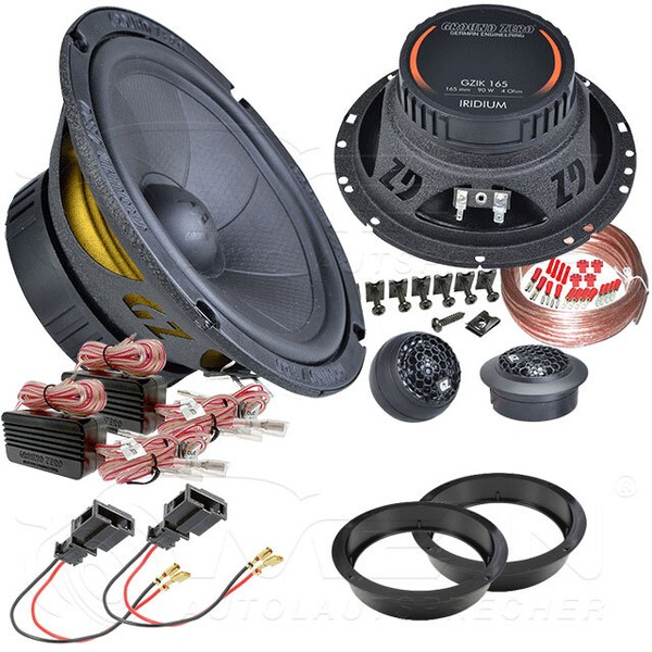 Ground Zero Lautsprecher FüR Audi A5 Sportback 8T 2009-2016 Front TüR 150W #A3X8-image
