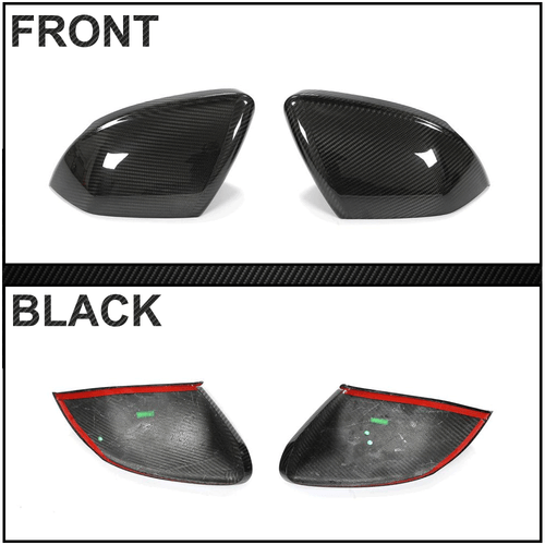 Tapas de retrovisores exteriores de carbono para Lamborghini Urus Audi Q8 carcasa espejo lateral Cap - Imagen 9 de 9