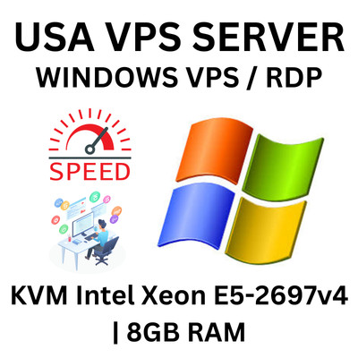 KVM Intel Xeon E5-2697v4 | 8GB RAM | 1 Month RDP Windows Server Hosting