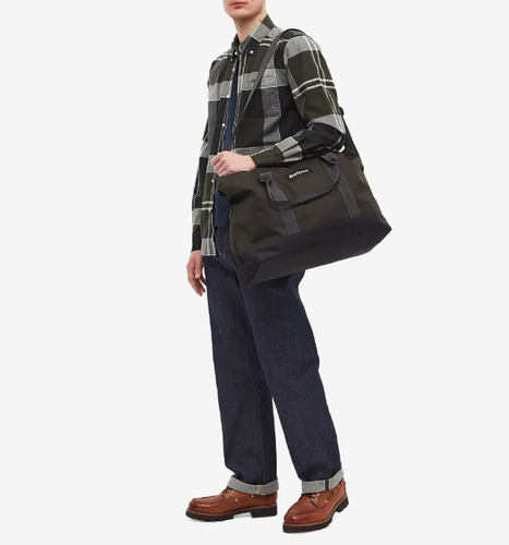 barbour highfield canvas holdall