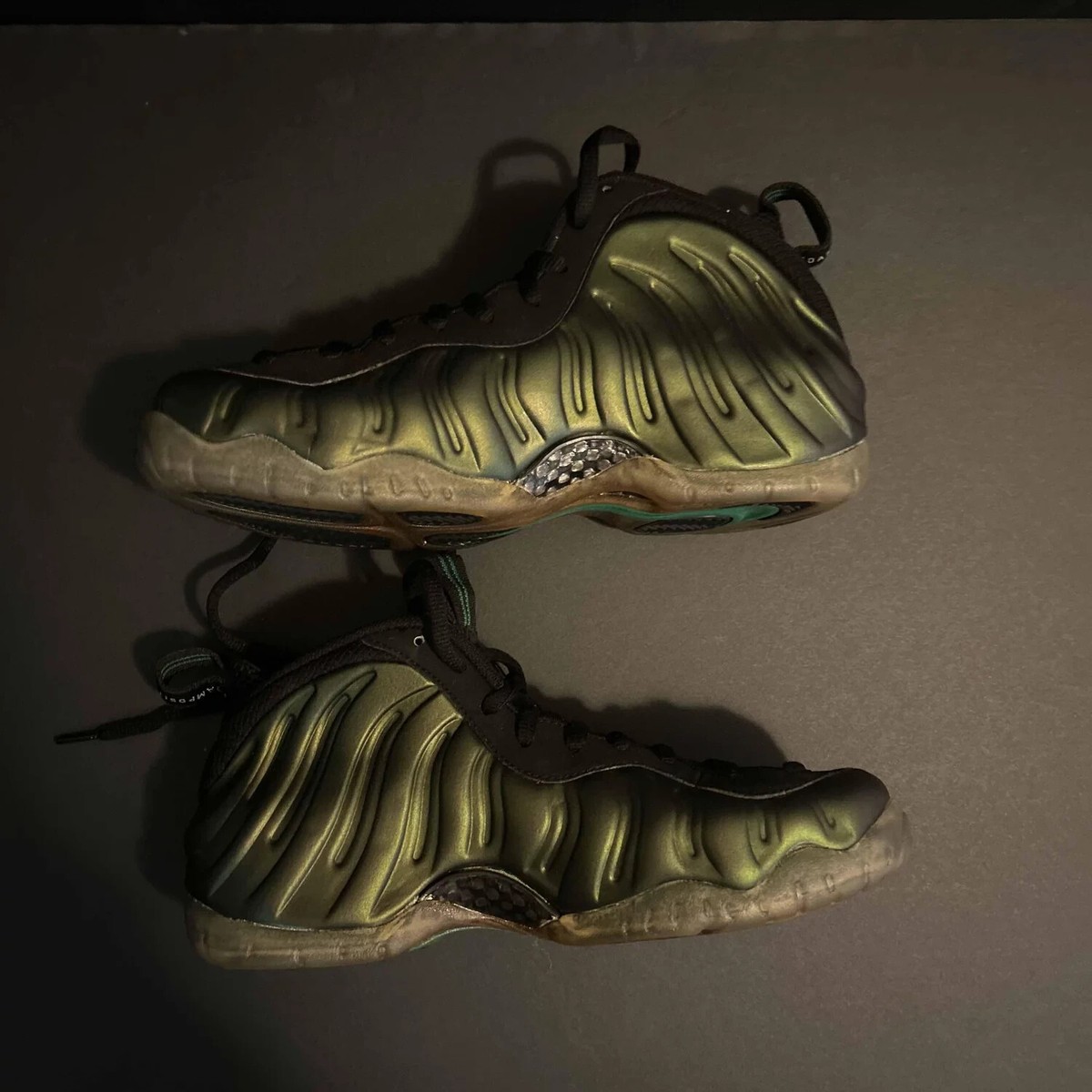 Nike Air Foamposite Pro 迷彩スニーカー リーク】 ナイキ エアフォームポジット プロ グリーン カモ