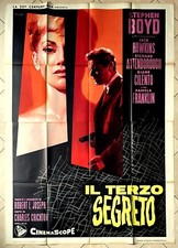 MANIFESTO POSTER AFFICHE CINEMA IL TERZO SEGRETO BOYD GIALLO THRILLER FILM PSYCO