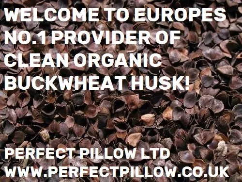 ORGANIC CLEAN BUCKWHEAT HUSK / HULLS 1&2 KILO,FILL PILLOWS