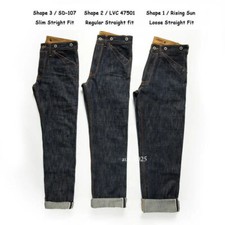Red Tornado Blacksmith Buckle Back Jeans 16.5oz Raw Selvedge Denim Pants Trouser