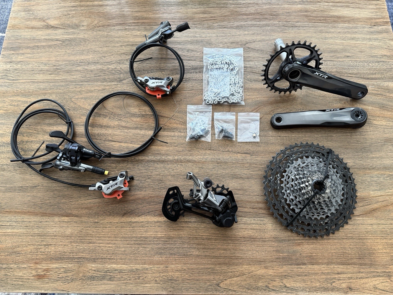 Shimano XTR M9100 M9120 Full Drivetrain Groupset with 4-Pist