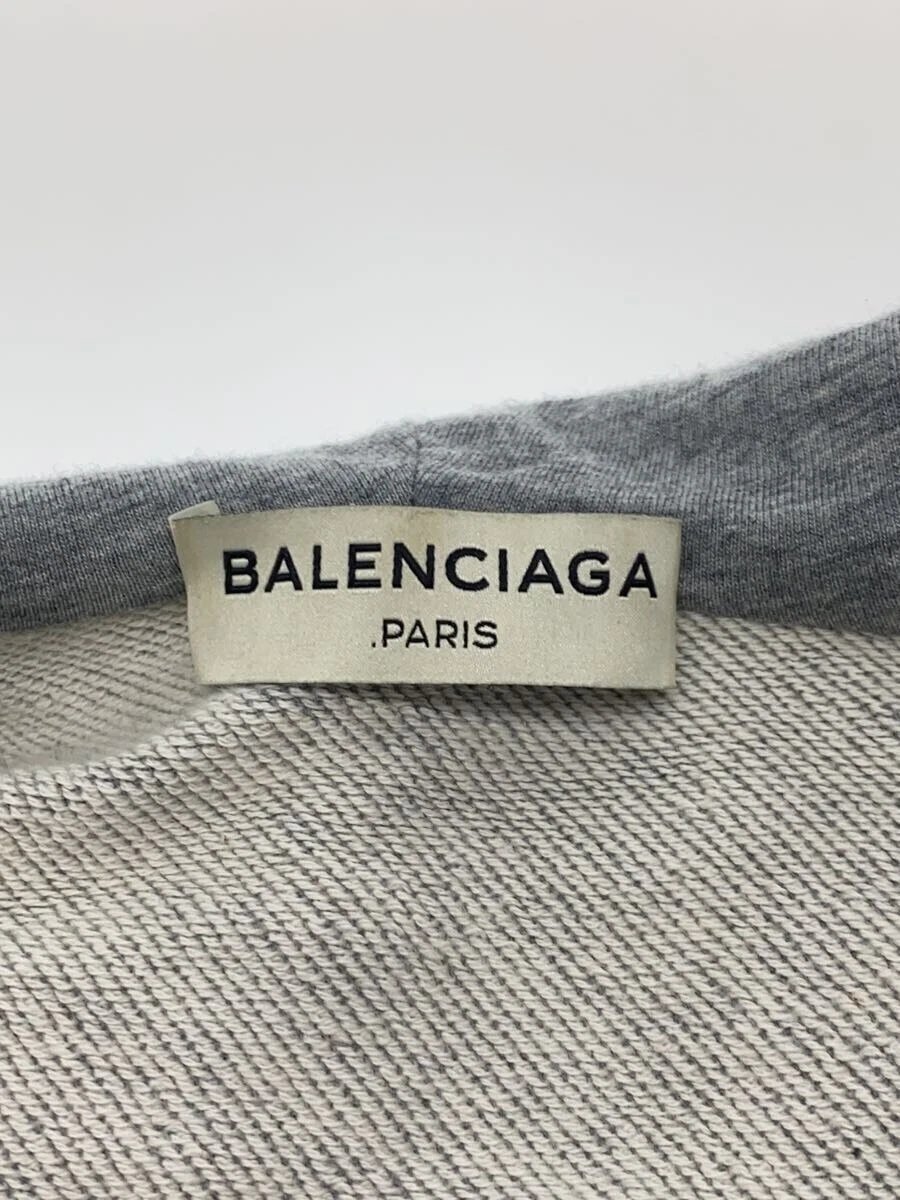 Felpa con cappuccio e zip BALENCIAGA grigia XS usata