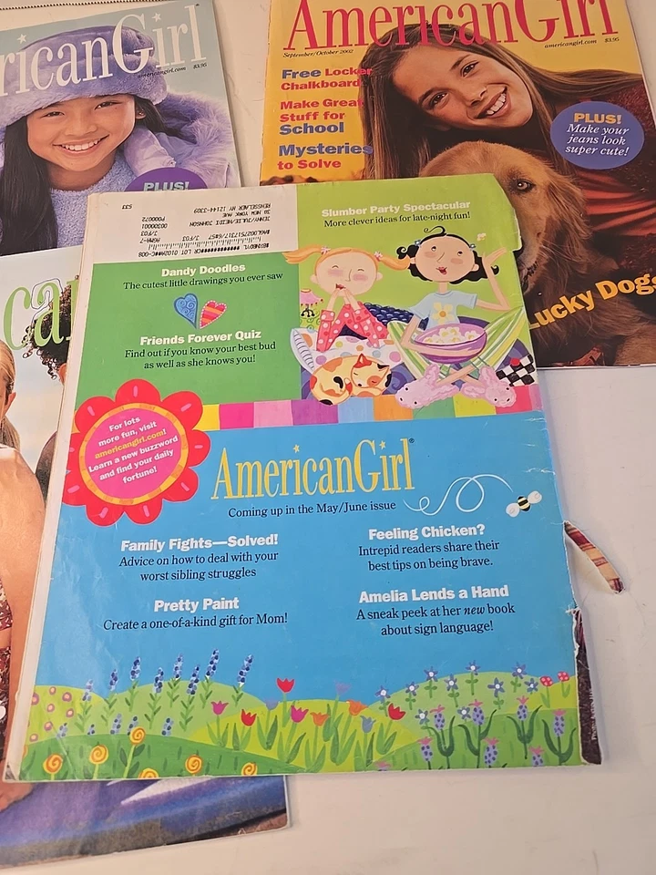 2002 American Girl Doll Magazine Set Of 4 Y2K Vintage Teen AG Missing 2 Issues Foto 3 de 4