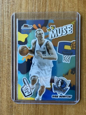 2025-26 Topps Finest Dirk Nowitzki Muse Sky Blue Refractor #/150 Mavericks