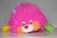 Vintage 1986 Mattel Popples Puffling Magenta Inside Out Plush Toy WSC2