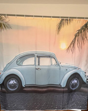 Car Fabric Shower Curtain Size 72 x 72 inch Bath Curtain