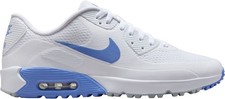 Nike Air Max 90 G Golf Shoes - White/Lite Blue - size 10.5