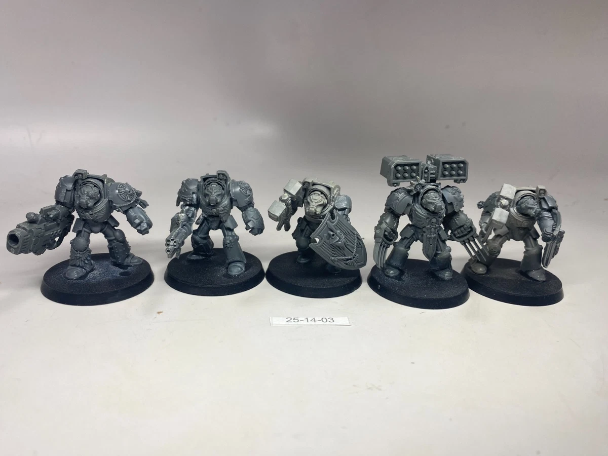 6 Figurines Terminator Space Marines Warhammer 40K – P-00JOR Occasion