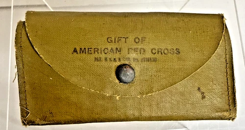 WW2 Gift of American Red Cross Military Sewing Pouch
