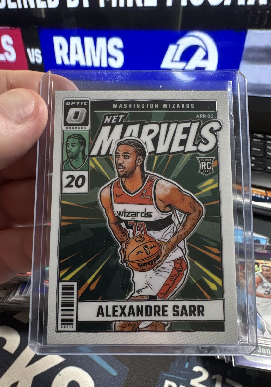 2024-25 Panini Donruss Optic - Net Marvels Alexandre Sarr #7 (RC)