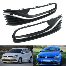 2x Kühlergrill Blenden Nebelscheinwerfer Abdeckung für VW Polo Van 6R1 6C1 14-17