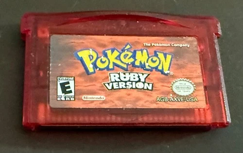 Pokemon Ruby GBA (2003) Cartridge only Authentic Rare Vintage NTSC-U/C Gamefreak