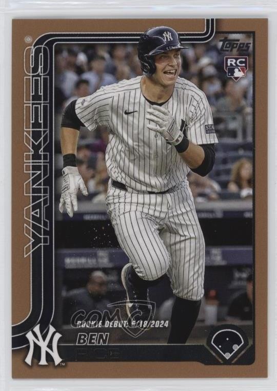 2025 Topps Update Rookie Debut Gold 926/2025 Ben Rice #US25 08ht