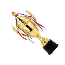 Reusable Plastic Golden Trophy Cup Ideal for Classroom and Sports Awards