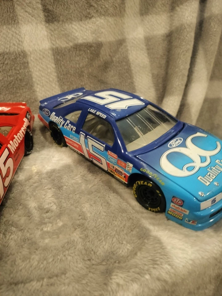 nascar diecast 1 24 Bud Moore Geoff Bodine And Lake Speed Combo - Image 3 of 4
