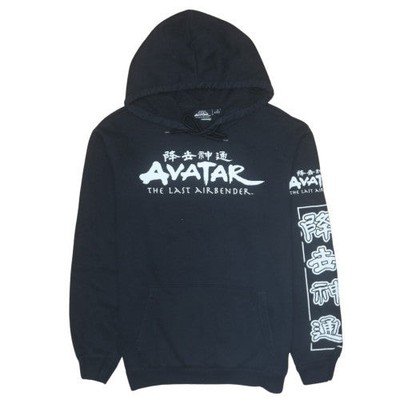 Nickelodeon Avatar The Last Airbender Schwarz Herren Pullover Hoodie S