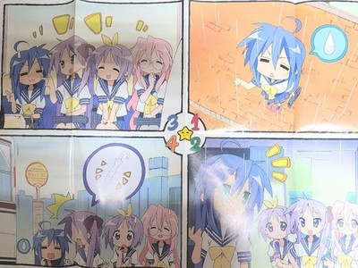 Lucky Star 4-Panel Manga Poster A3 Größe