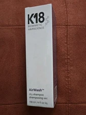 K18 AirWash Dry Shampoo 4 oz New In Box Exp 2028
