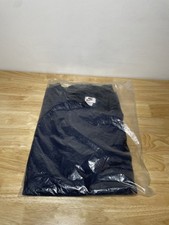 Vtg 90s Nike White Tag Polo Shirt USA Made Deadstock Sealed Navy Blue Red Large