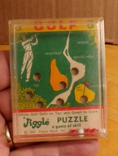 1957 Golf Jiggle Puzzle Skill Dexterity Toy Game Comon Tatar Blasdell NY