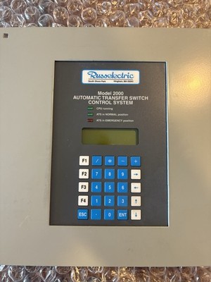 2021010001 RussElectric Model 2000 Automatic Transfer Switch Control System ATS