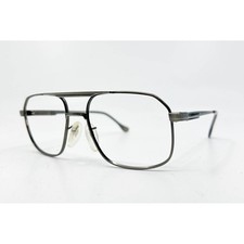 Titmus Eyeglass Frames Mens Pewter Aviator Double Bridge TP200 54-16-140