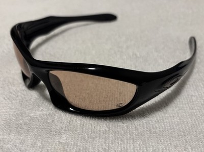 Oakley Monster Dog Polished Black Sunglasses - VR50 to Brown