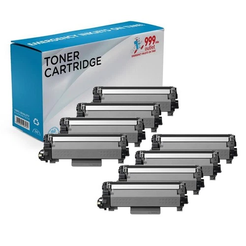 TN2510 Compatible 8 Pack Black Toner fits For Brother TN2510 HL-L2400DWE DCP-L26