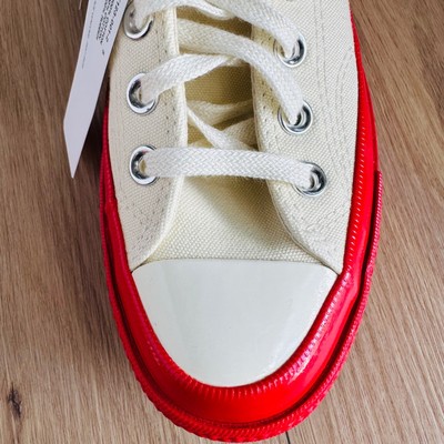 ❤️CONVERSE Hearts Valentines Day Chuck Comme des Garcons Sz 4 Mens Shoes A01796C ❤️CONVERSE Hearts Valentines Day Chuck Comme des Garcons  main image 4