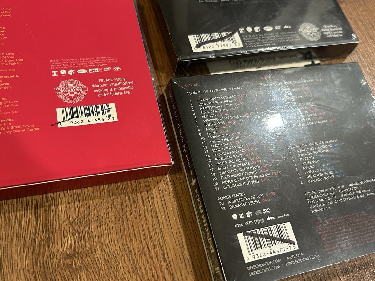 Depeche Mode CD DVD Box Set Bundle Broken Frame Speak Spell Live