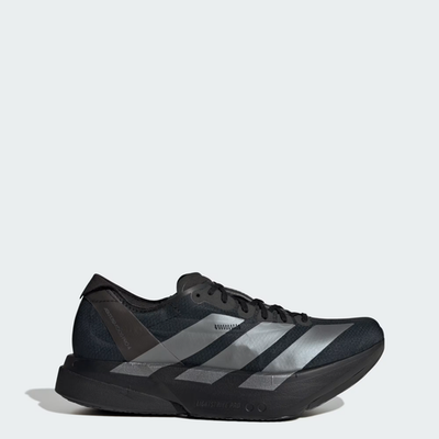Adizero Adios Pro 4 Running Shoes in Black/Iron Metallic