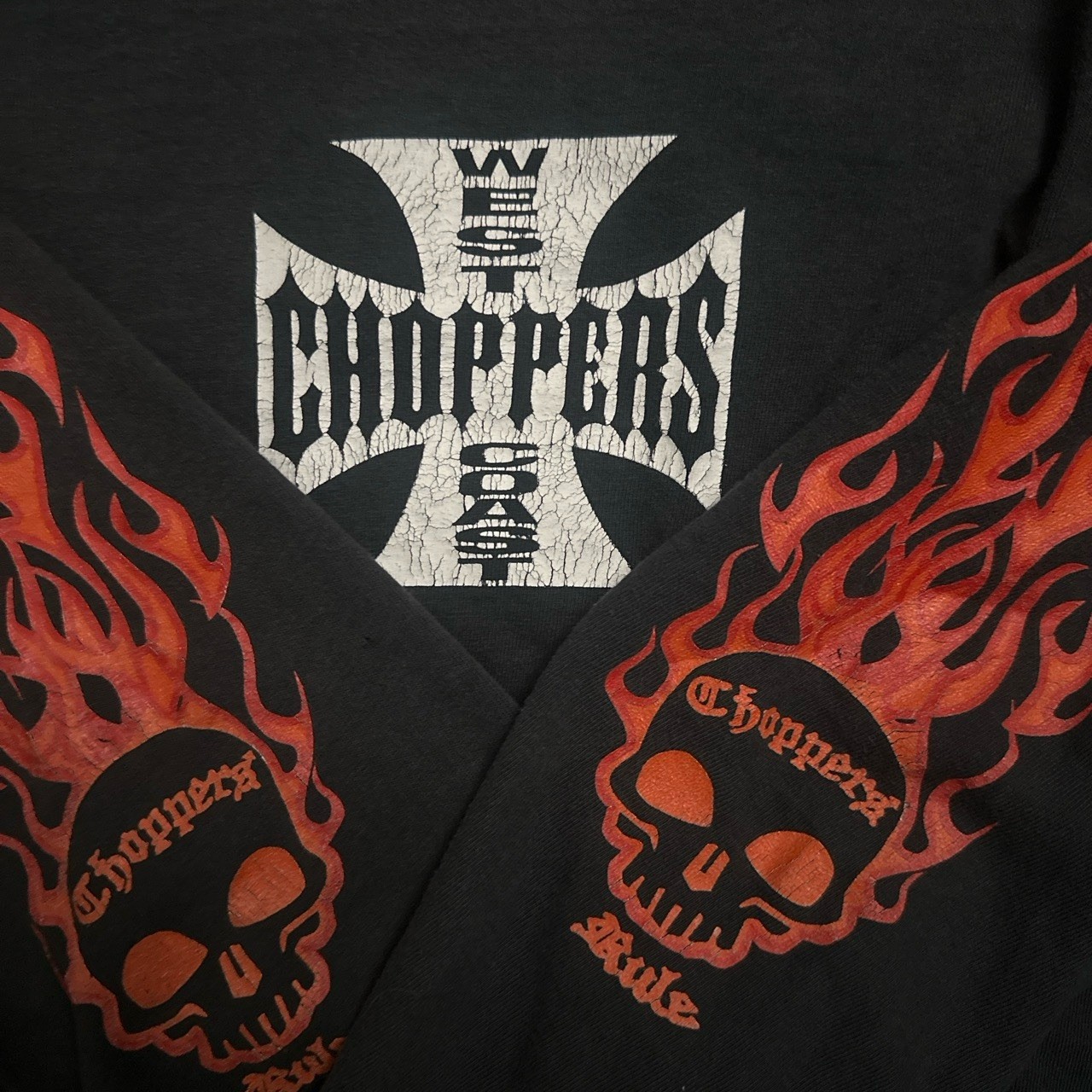 West Coast Chopper Flame Long Sleeve Xl - Gem