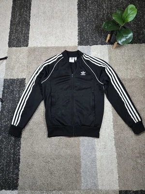 Y2K Adidas black & white track jacket Size L - Image 1 of 4