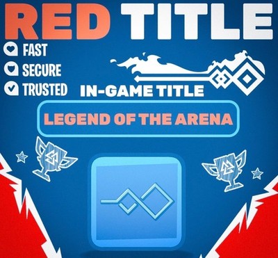 BRAWLHALLA A LEGEND OF THE ARENA RED TITLE (INSTANT DELIVERY)