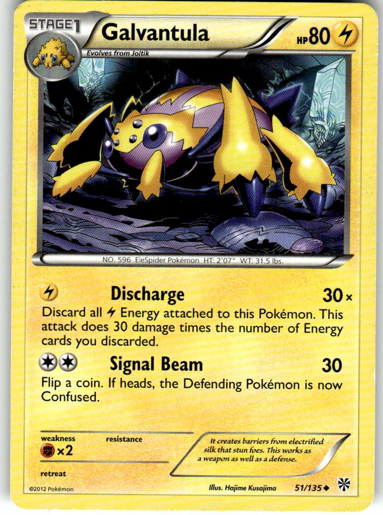 Galvantula Uncommon Plasma Storm 51/135 LP