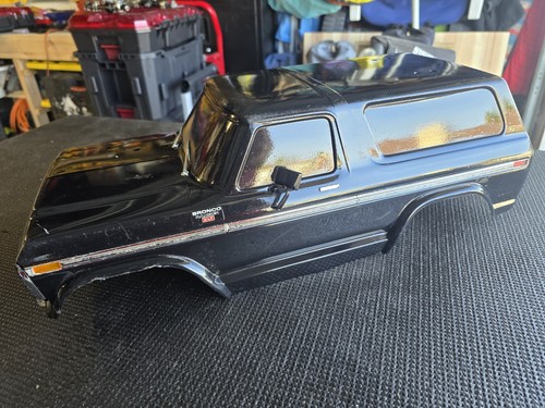 TRAXXAS 1979 Ford Bronco 1/10 Black Crawler Body TRX-4