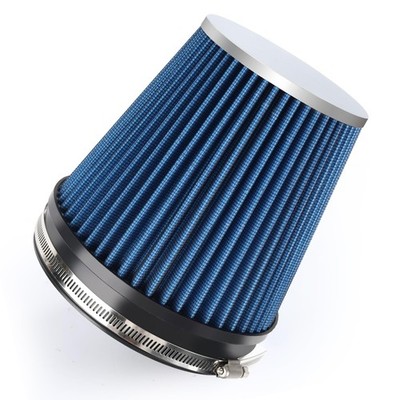 6'' Cold Air Intake Filter Clamp-On High Flow Washable Cone Filter 7'' Tall