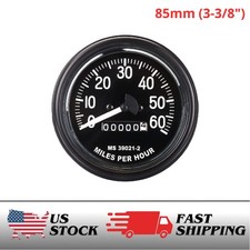 Federal Military 85mm Mechanical Speedometer 60mph Ms39021-2 For Humvee Jeep