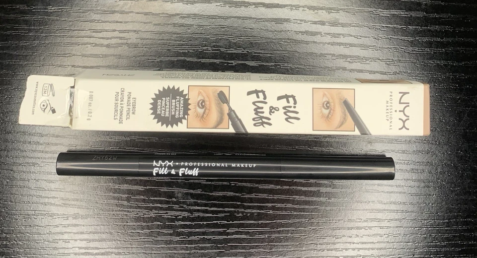 NYX Professional Eyebrow Pencil Makeup Fill & Fluff Pomade, Taupe BRAND NEW - Image 2 of 4
