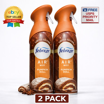 Febreze Pumpkin Roll Air Freshener Spray 2 Pack 8.8oz